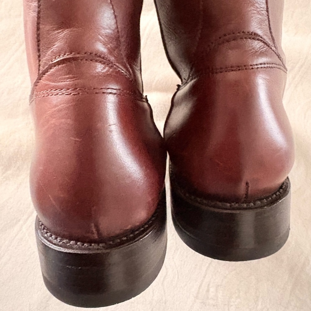 Frye Tall Riding Boots in Chestnut - Picture 7 of 10